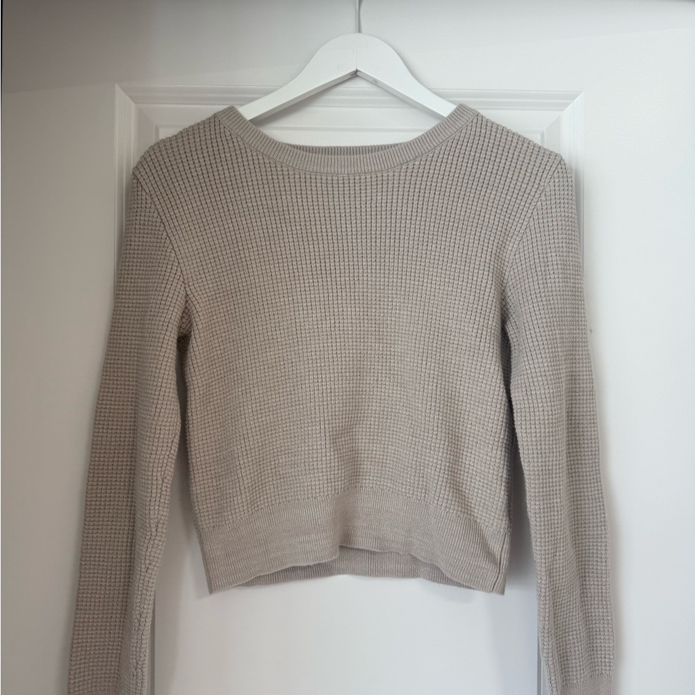 Garage Beige Knit Sweater